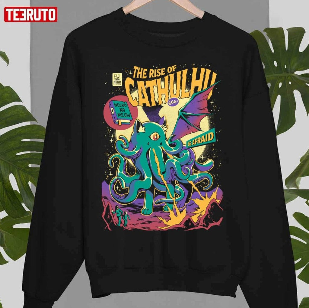 Rise Of Cathulhu Japanese Aesthetic Harajuku Unisex Sweatshirt