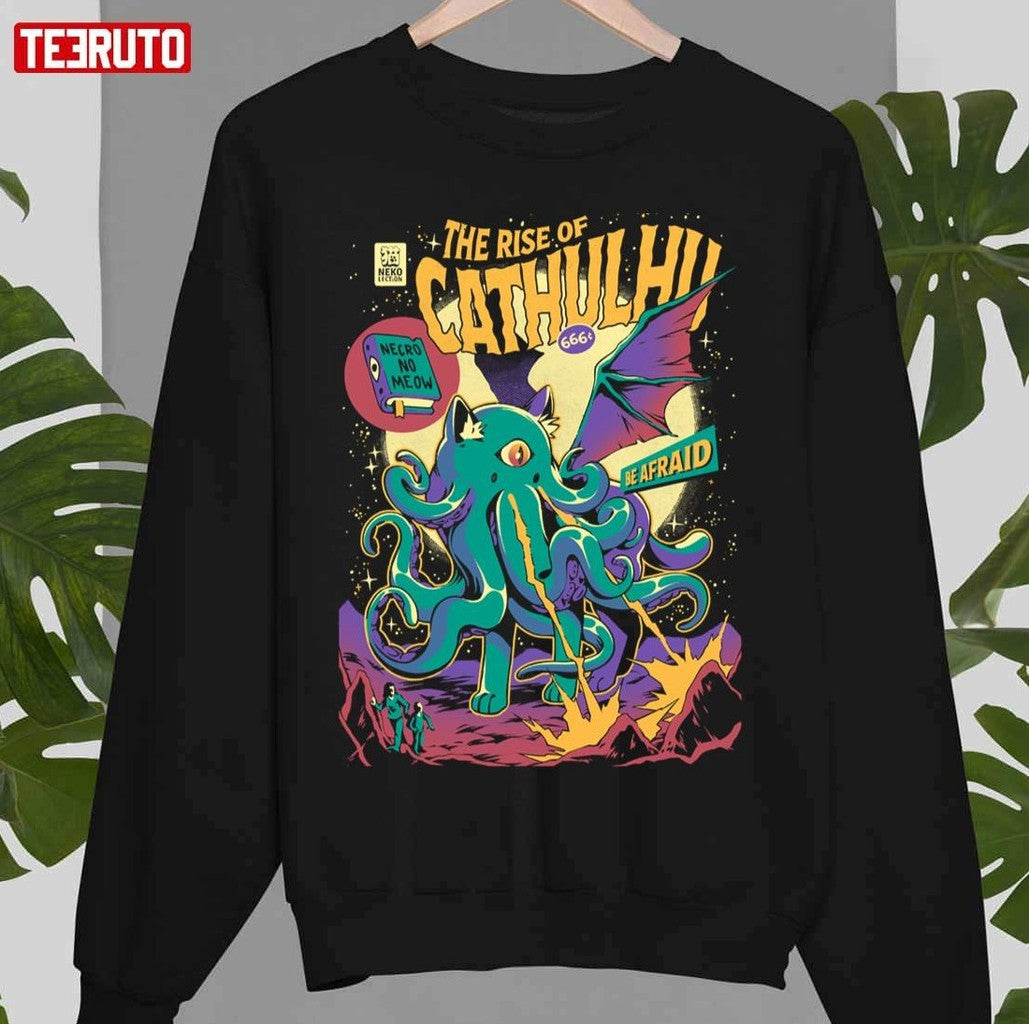 Rise Of Cathulhu Japanese Aesthetic Harajuku Unisex Sweatshirt