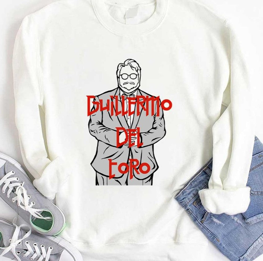 Birthday Gift Guillermo Del Toro Portrait Retro Wave Unisex Hoodie