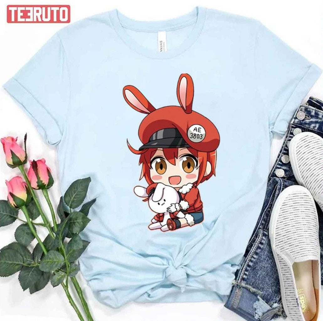 Saibou Chibi Cells At Work Unisex T-Shirt