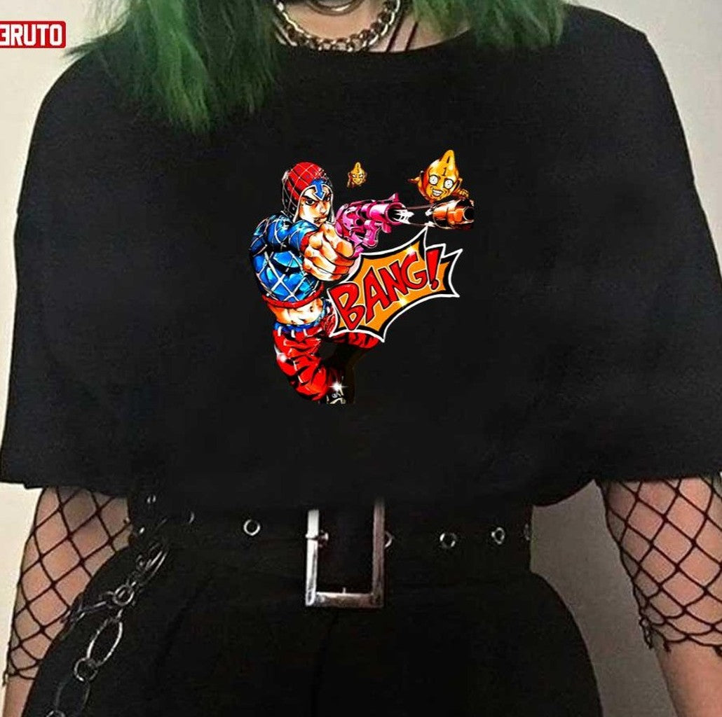 Bang JoJo's Bizarre Adventure Anime Unisex T-shirt