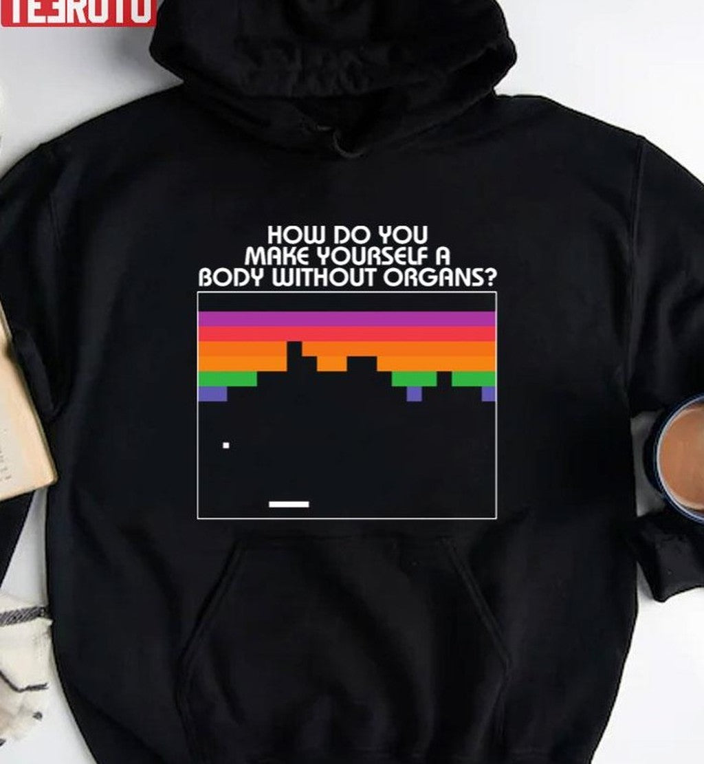 8 Bit Body Without Organs Unisex Sweatshirt