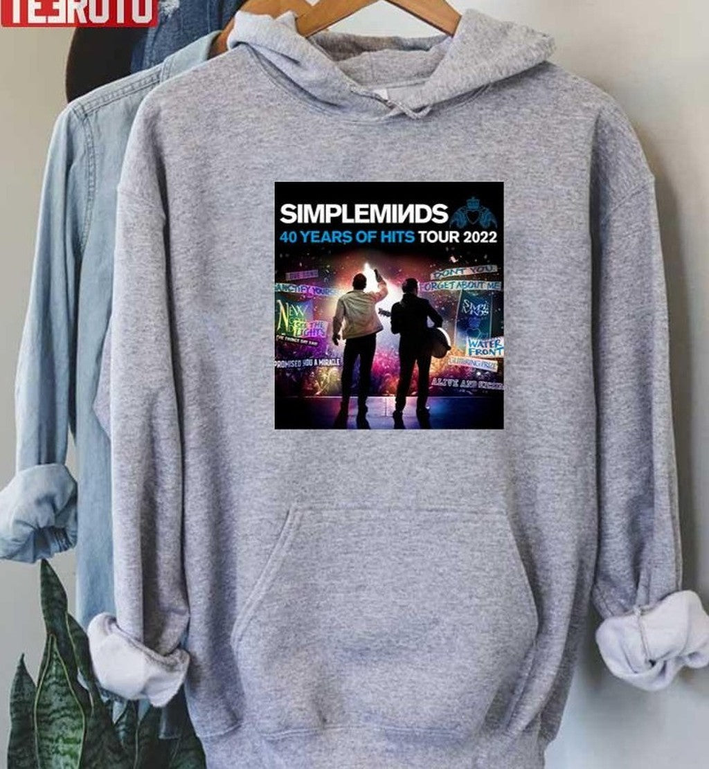 Simple Minds 40 Years Of Hits American Tour 2022 Unisex Sweatshirt