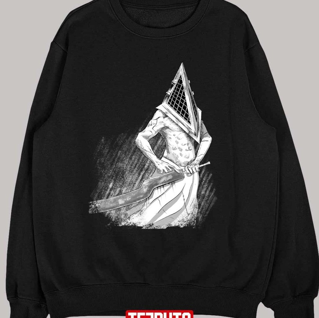 Silent Hill Character Pyramid Head Sketch Unisex Sweatshirt