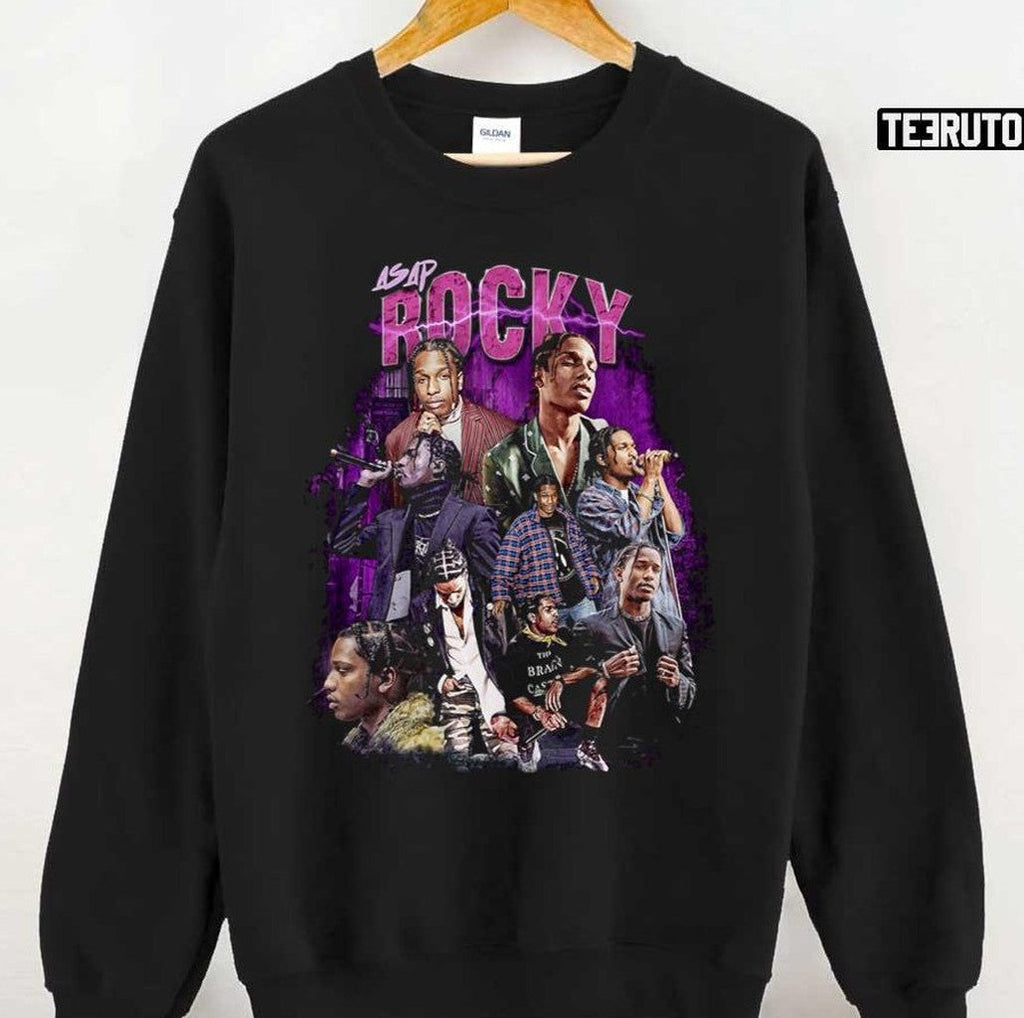 Asap Rocky Vintage Bootleg Purple 90s Unisex T-Shirt