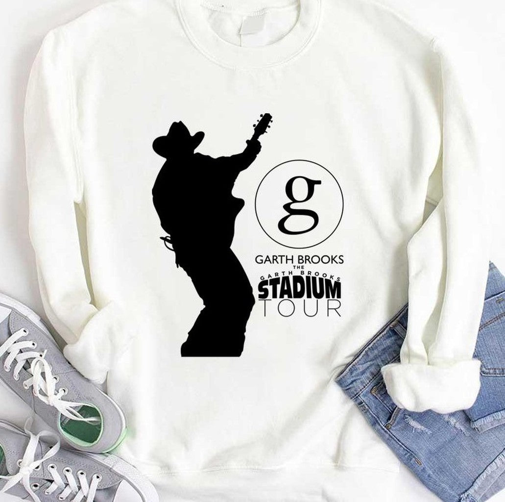 The Garth Brooks Garth Brooks Sketch Stadium Tour Unisex Hoodie
