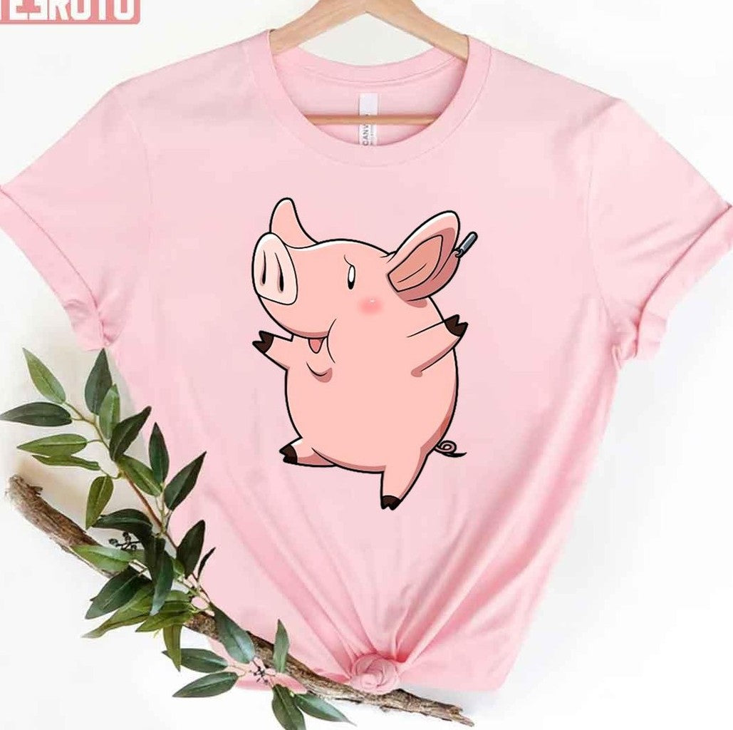 Pig Cute Anime Character Seven Deadly Sins Unisex T-Shirt
