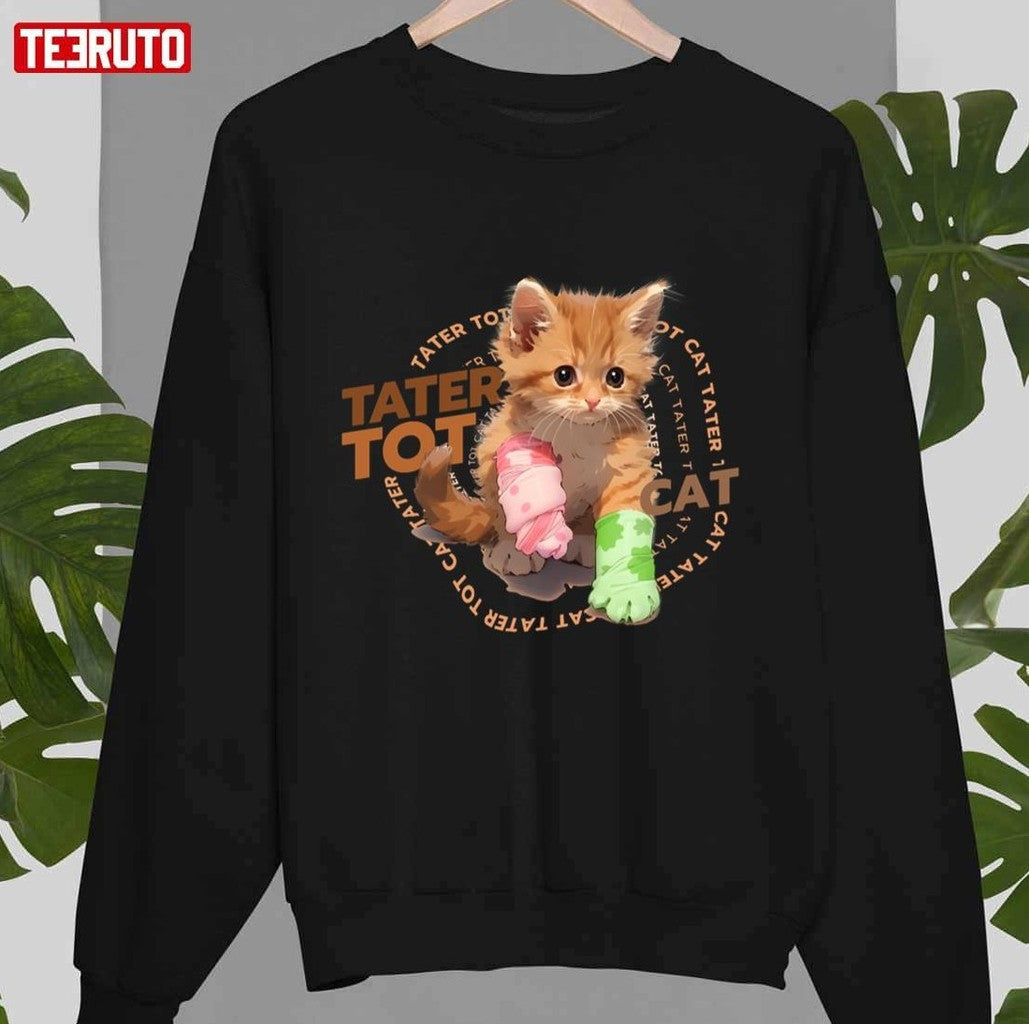 Tater Tot Cat New Cute Art Unisex Sweatshirt