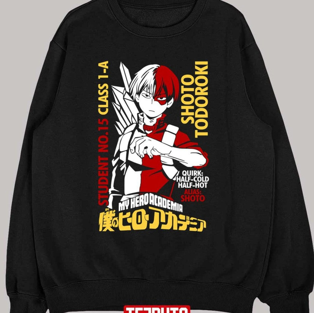 Shoto Todoroki Half-cold Half-hot My hero Academia Boku No Hero Academia Unisex T-shirt