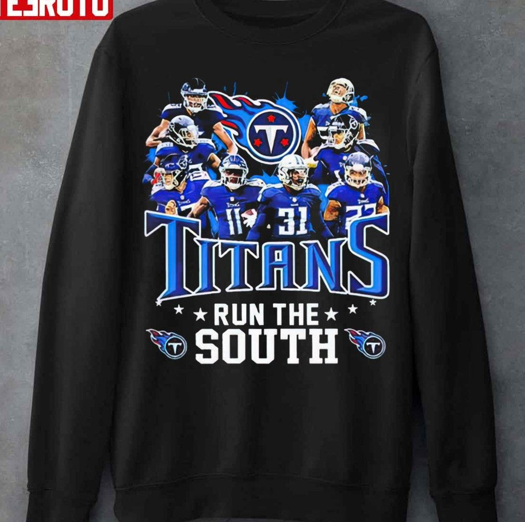 Tennessee Titans Run The South 2021 2022 Conference Championships Unisex T-Shirt