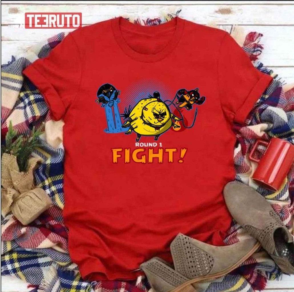 Aviary Kombat Mortal Kombat Fight Unisex T-Shirt