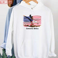 Simone Biles American Flag Unisex Hoodie