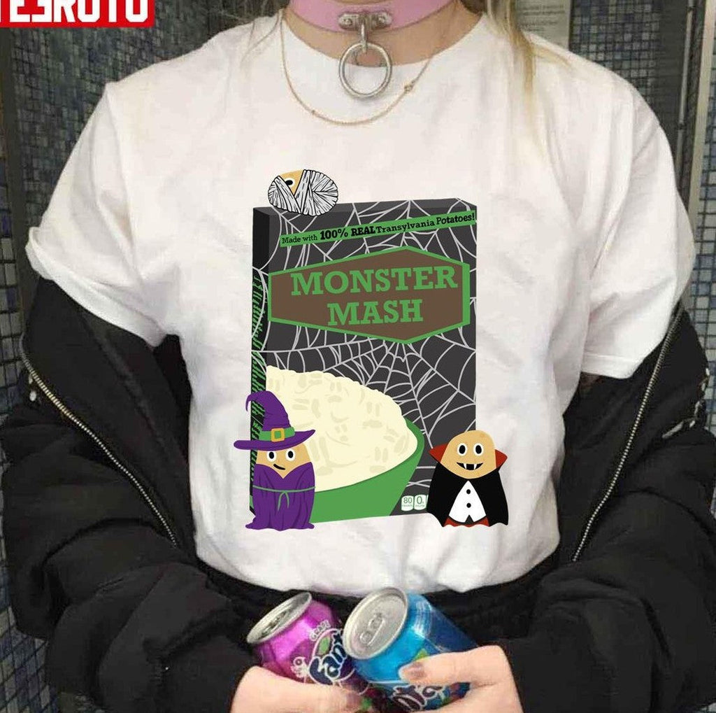 Monster Mash Mashed Potatoes Thanksgiving Halloween Unisex Sweatshirt