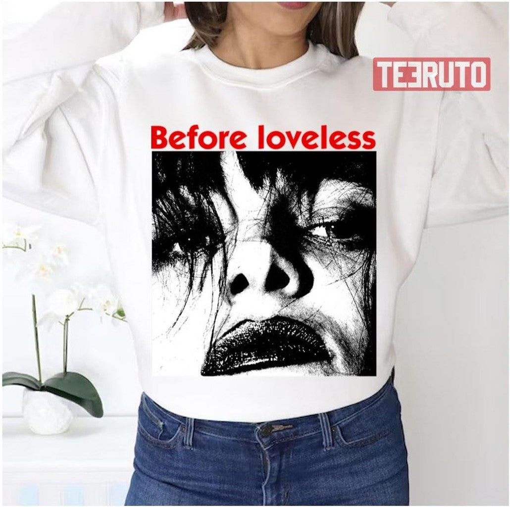 Before Loveless Album Cover Rock Band 1983 My Bloody Valentine Unisex Sweatshirt