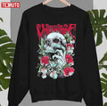 Roses Skull Bullet For My Valentine Creepy Artwork Unisex Sweatshirt