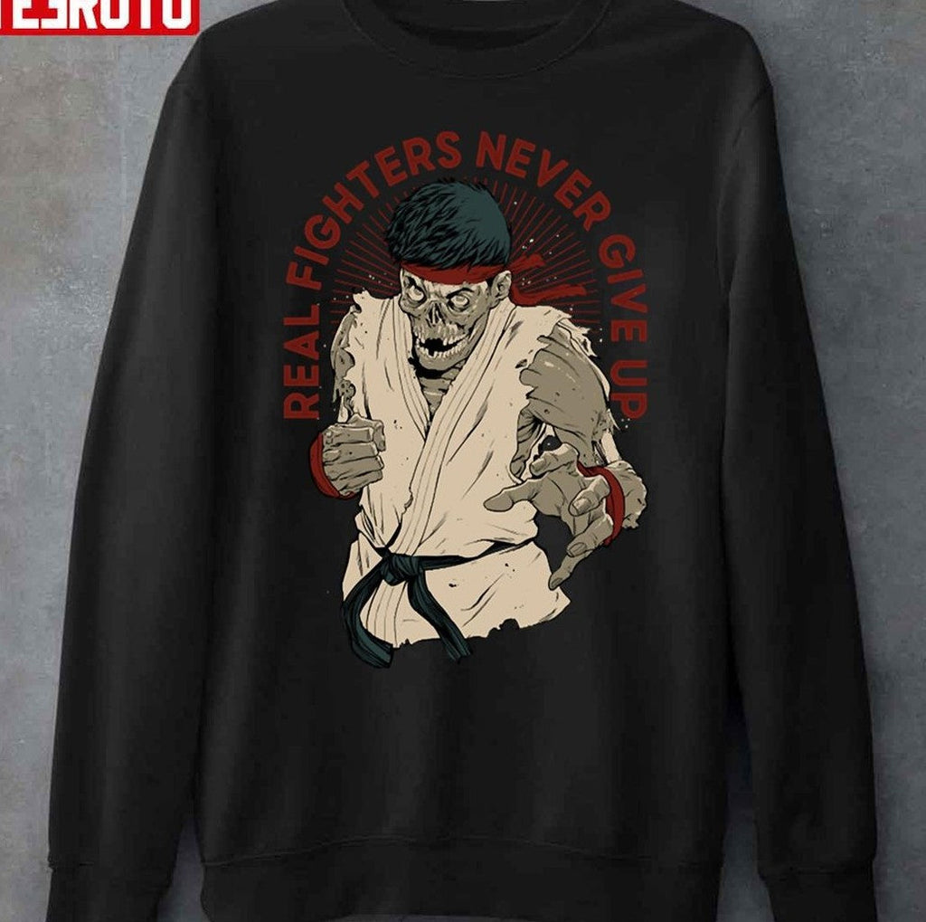 Real Fighters Never Give Up Round 99 Cobra Kai Halloween Unisex T-Shirt