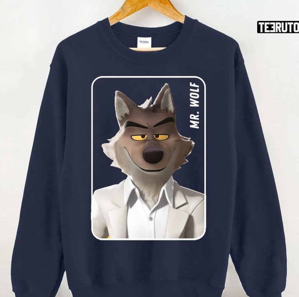 Mr Wolf The Bad Guys 2022 Cartoon Unisex T-Shirt