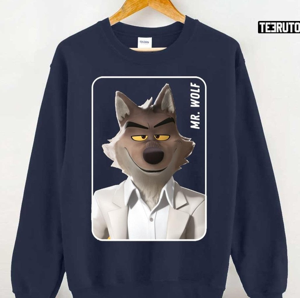 Mr Wolf The Bad Guys 2022 Cartoon Unisex T-Shirt