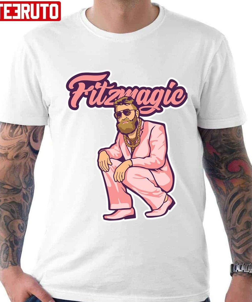 Ryan Fitzpatrick Miami Dolphins In Pink Unisex T-Shirt