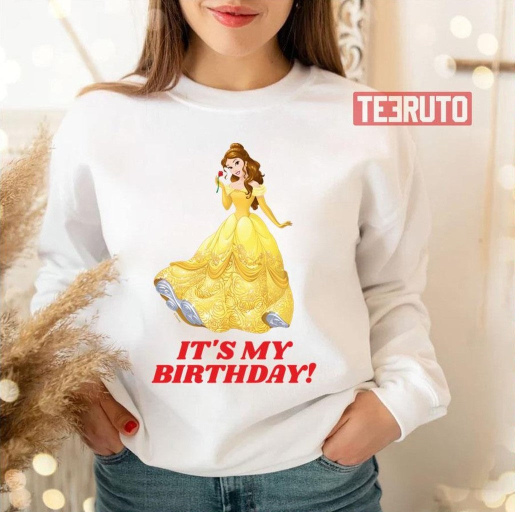 Princess Belle Its My Birthday Unisex T-Shirt