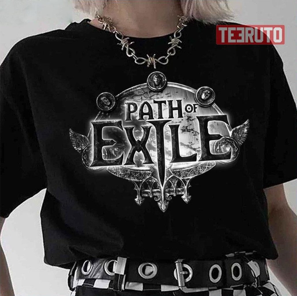 Black And White Path Of Exile Unisex T-Shirt
