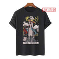Tarot The Tower Black Background Only Unisex T-Shirt