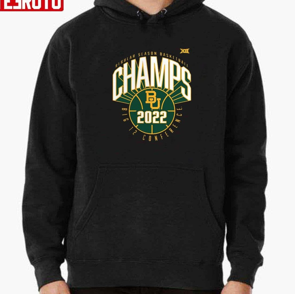 Baylor Bears 2022 Big 12 Basketball Season Champions Unisex T-Shirt