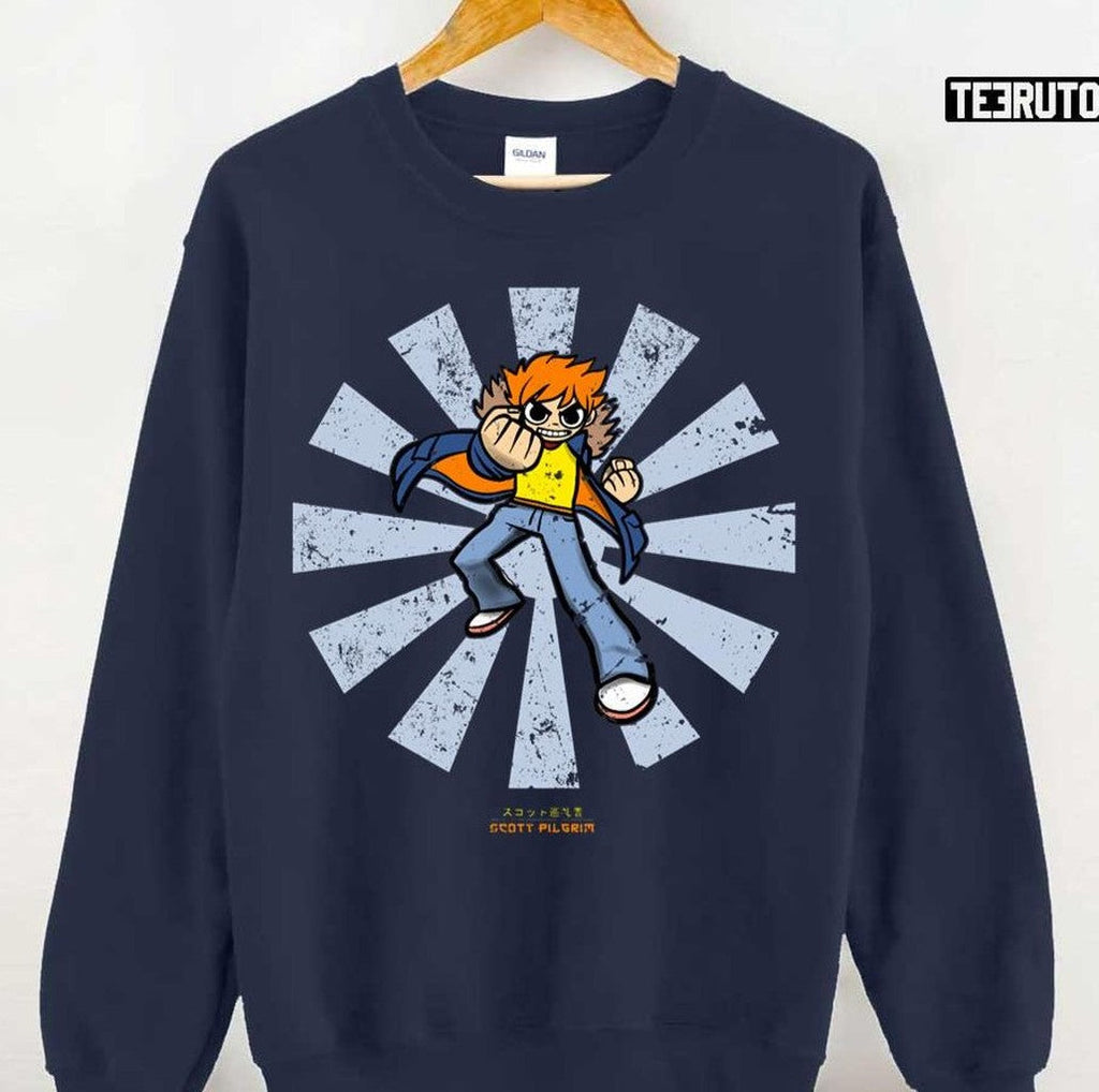 Scott Pilgrim Vs The World Retro Japanese Unisex Sweatshirt