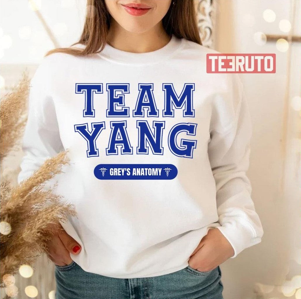 Team Yang Logo Grey's Anatomy Unisex Sweatshirt -