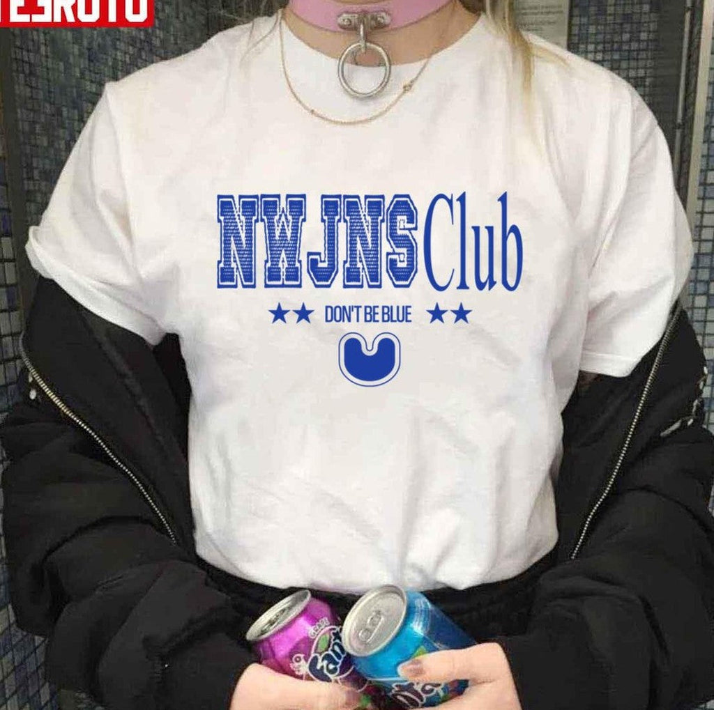 Nwjns Club Newjeans Don't Be Blue Fanmade Unisex T-Shirt