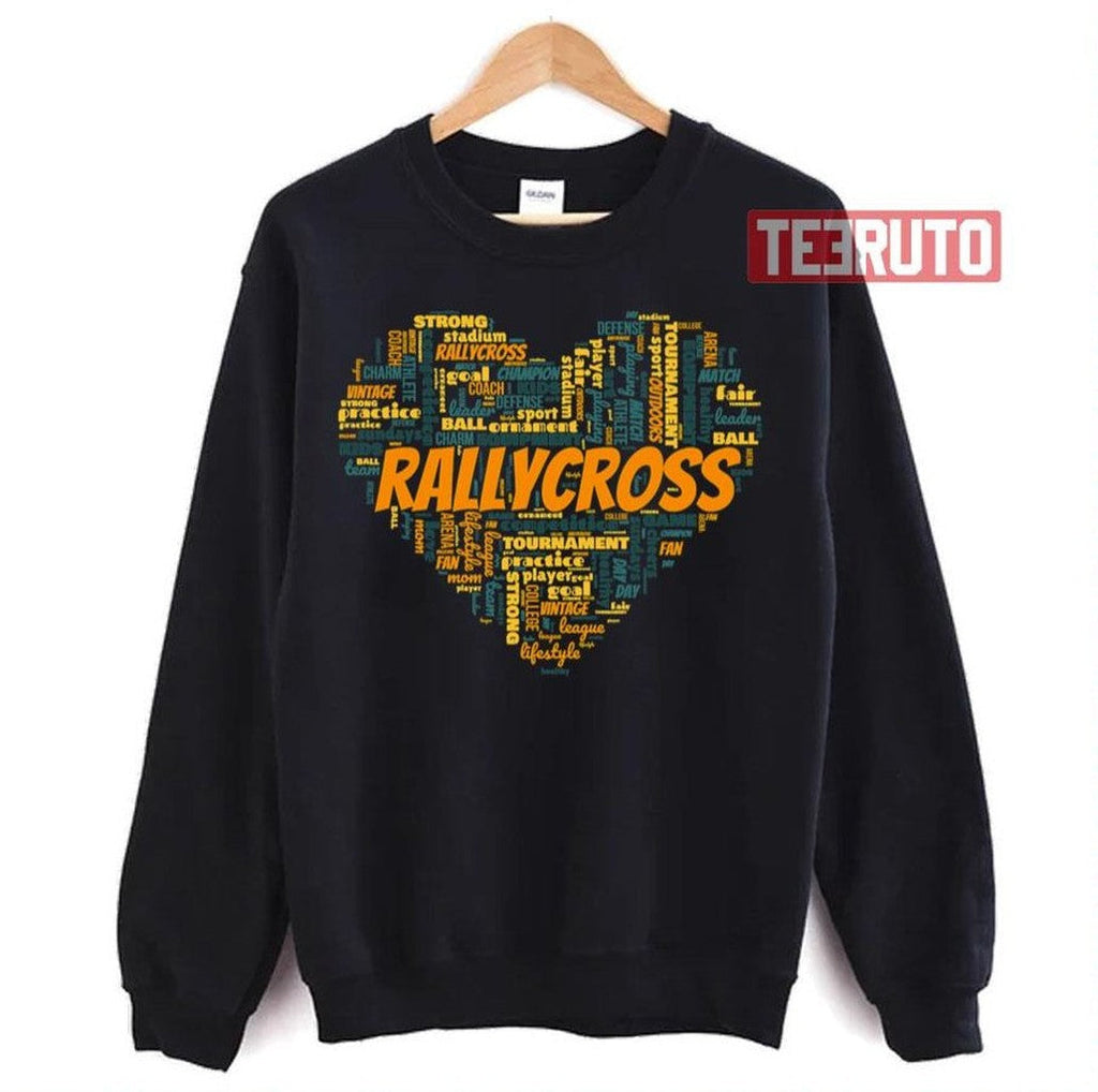 Rallycross Girl Heart Unisex Sweatshirt
