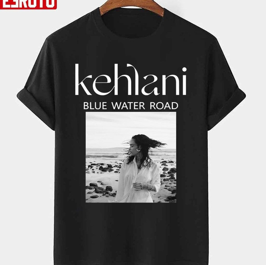 The Great Retro Kehlani Blue Water Road Design Unisex T-shirt