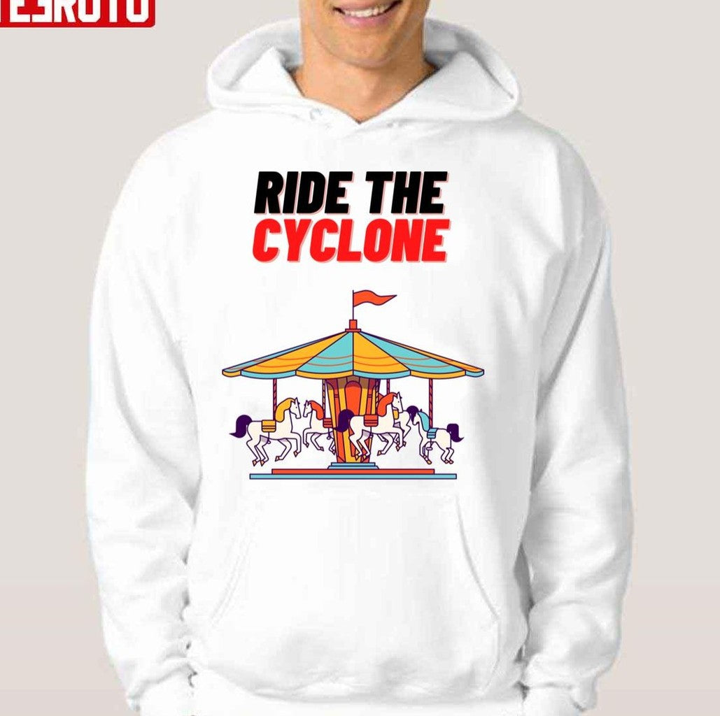 The Cyclone Animated Ride The Cyclone Unisex Hoodie
