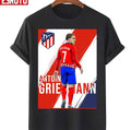 Number 7 Illustration Griezmann Paint Football Unisex T-Shirt