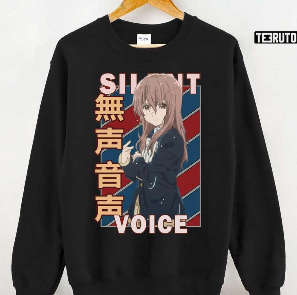 Shouko Nishimiya Shouko Nishimiya A Silent Voice Eiga Koe No Katachi Retro Anime Design Unisex T-shirt