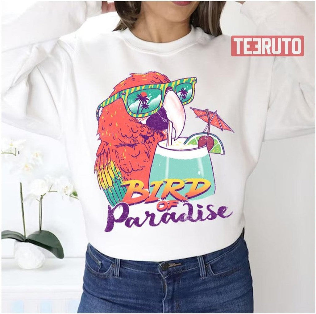 Bird Of Paradise Parrot Unisex Sweatshirt