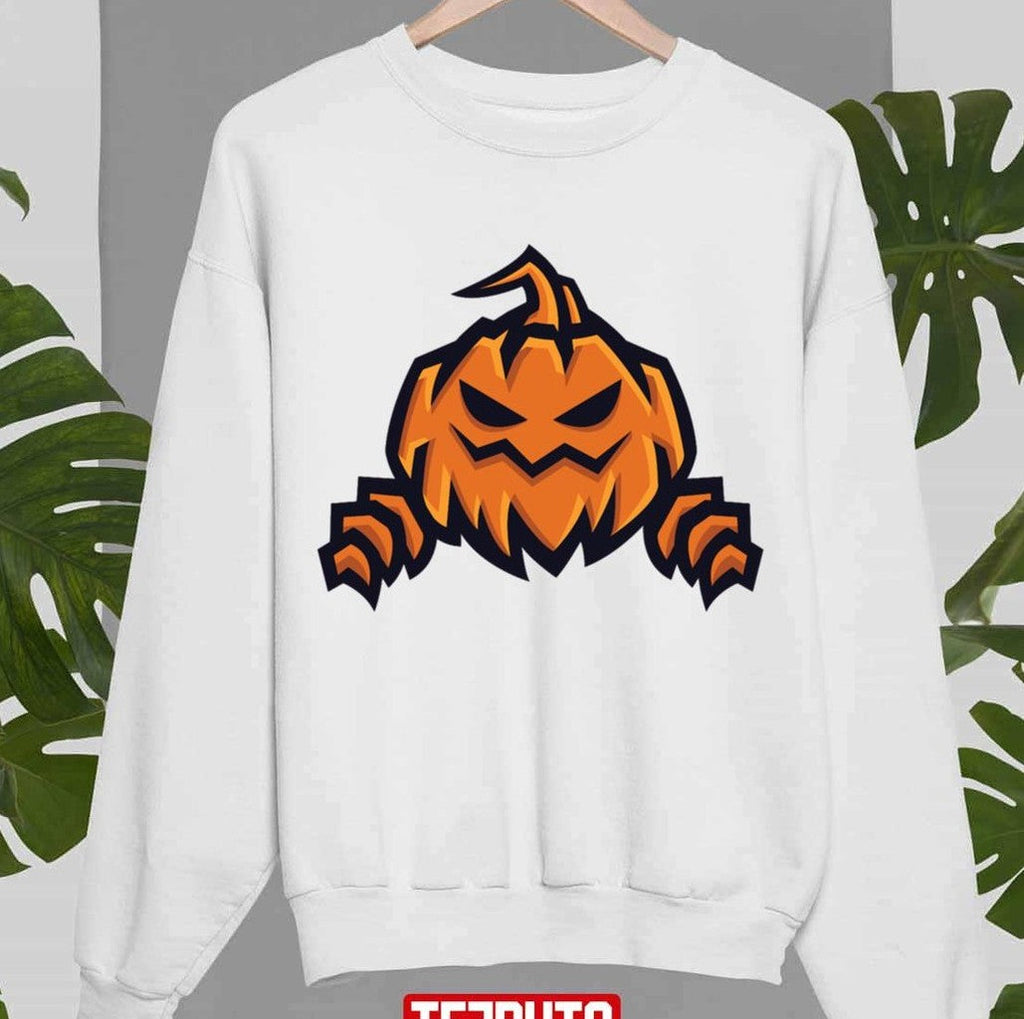 Scary Pumpkin Halloween Unisex Sweatshirt