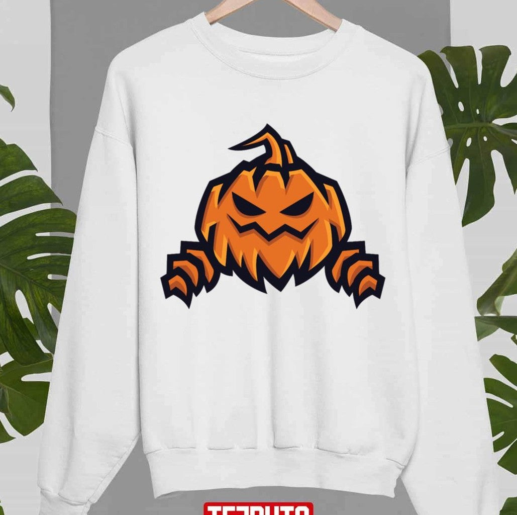 Scary Pumpkin Halloween Unisex Sweatshirt