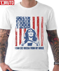 Sarah Palin Funny Russia From My House Quote Unisex T-Shirt