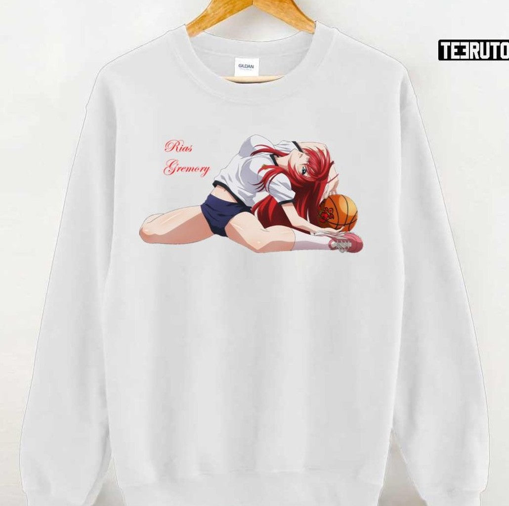 Sporty Girl Anime High School Dxd Rias Gremory Unisex T-shirt