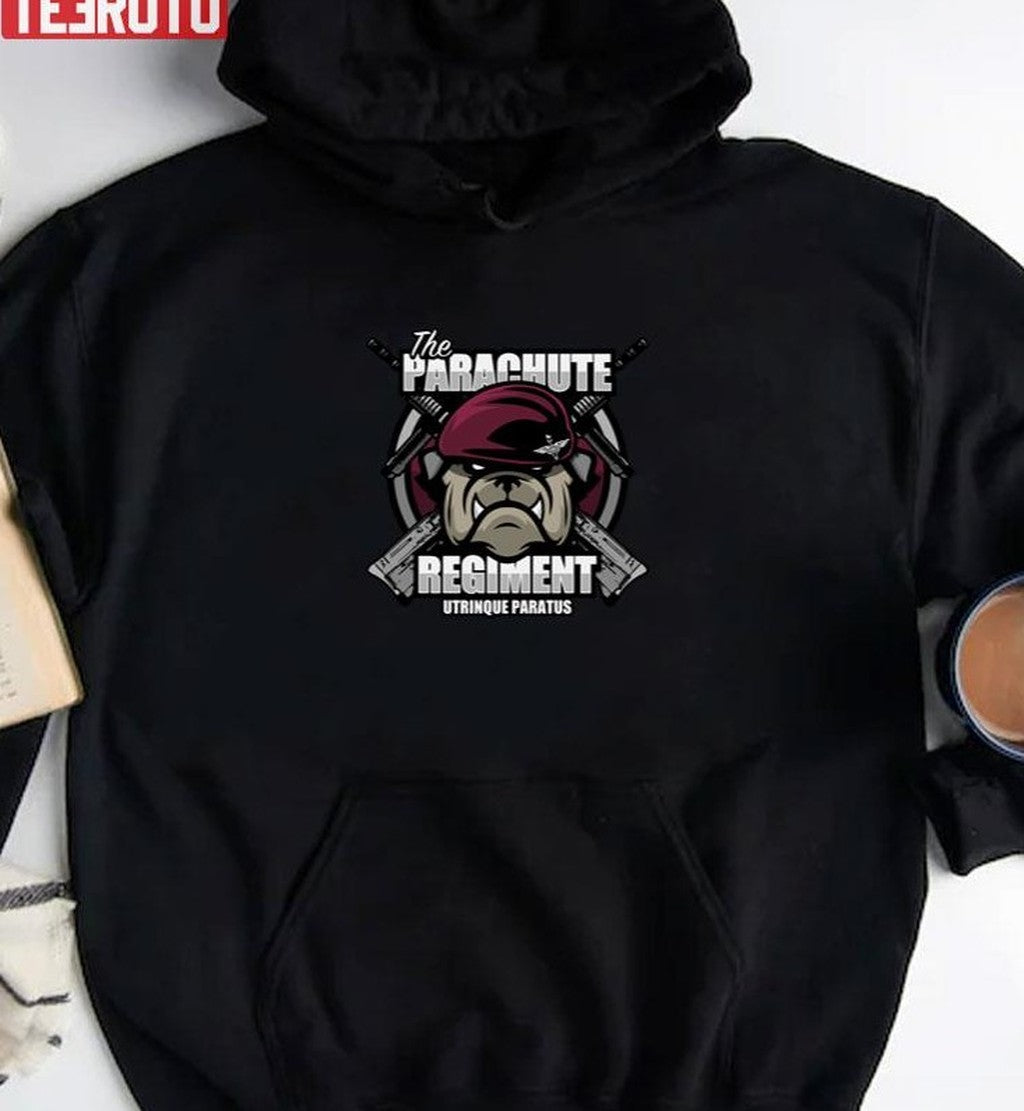 Pitbull Logo Parachute Regiment Unisex T-Shirt