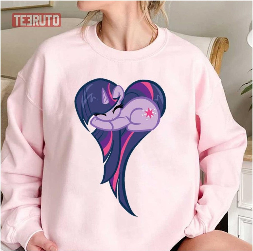 Sleeping Pony Heart Of Twilight Sparkle Unisex T-Shirt