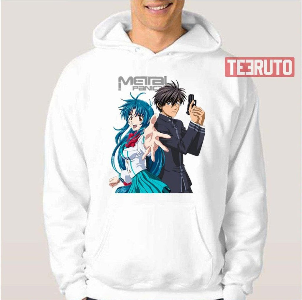Sousuke And Kaname Full Metal Panic Unisex Hoodie