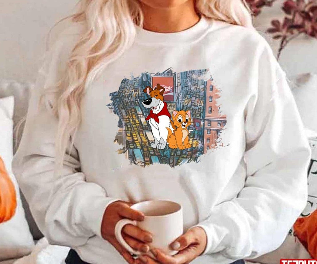 Oliver And Dodger Oliver &amp; Company Unisex Hoodie
