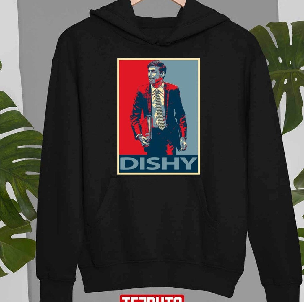 The Dishy Graphic Rishi Sunak Unisex T-Shirt
