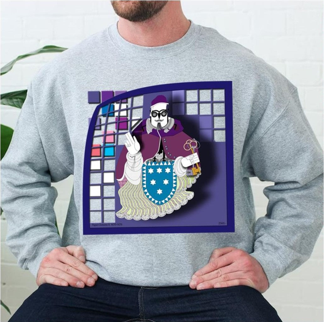 Owl As Pope Pope Clement X 1670 1676 Art Unisex Sweatshirt