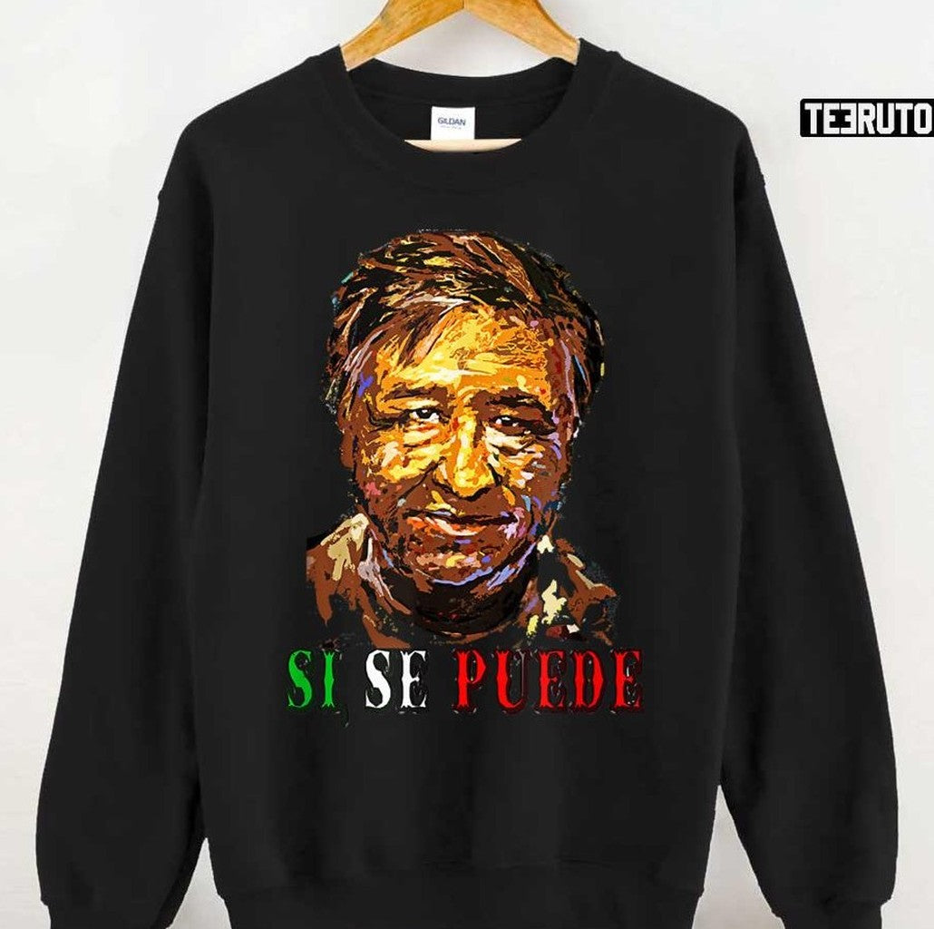 Si Se Puede Cesar Chavez Day Tshirt Mexican Labor Pride Tx Unisex T-Shirt