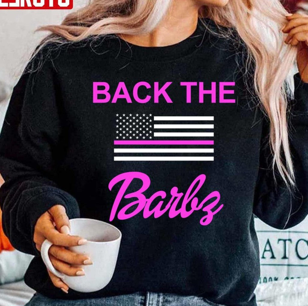 Back The Barbz US Flag Nicki Minaj Unisex Sweatshirt