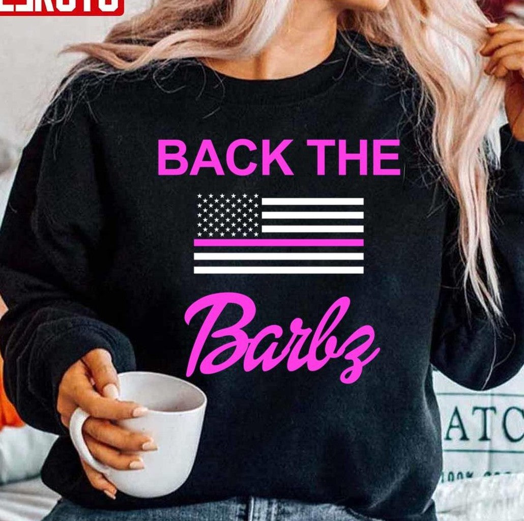Back The Barbz US Flag Nicki Minaj Unisex Sweatshirt
