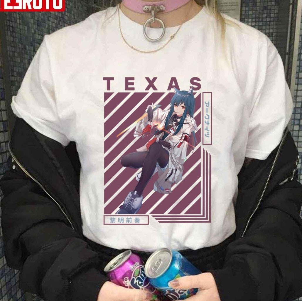 Texas Arknights Retro Unisex Hoodie